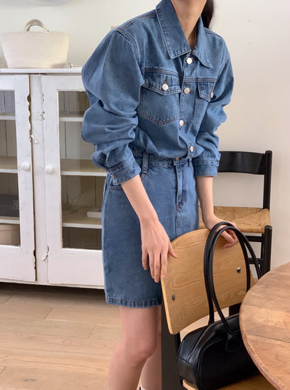 Denim Shirt Dress