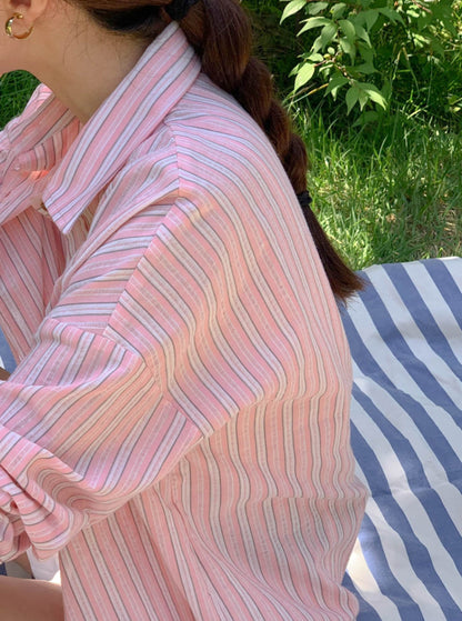 Oversized Stripe Shirt