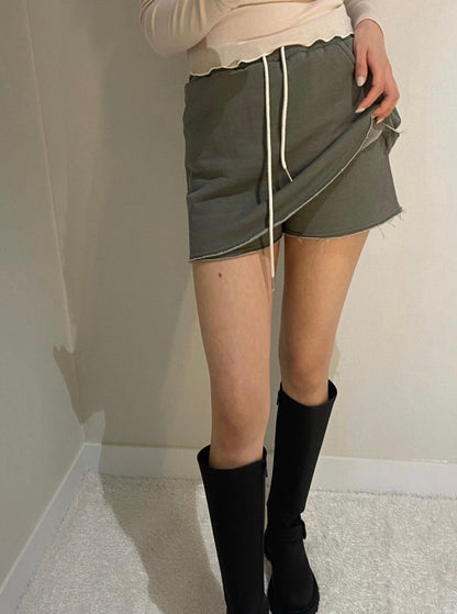 Washed Training Skort