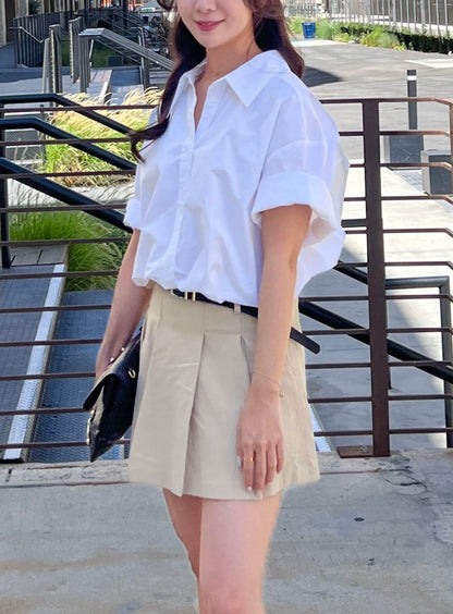 Oversized Short Sleeve Shirt