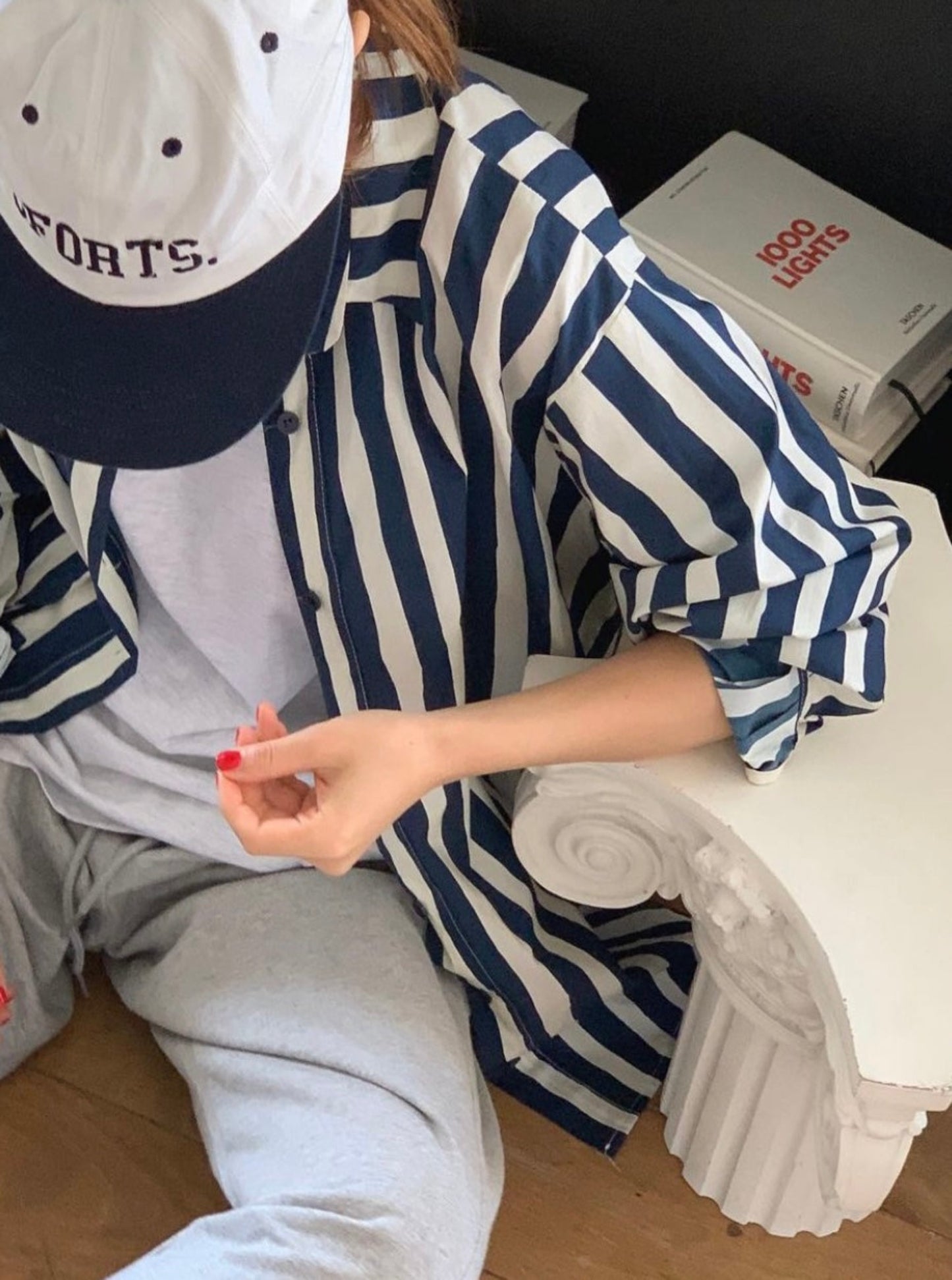 Oversized Stripe Shirt