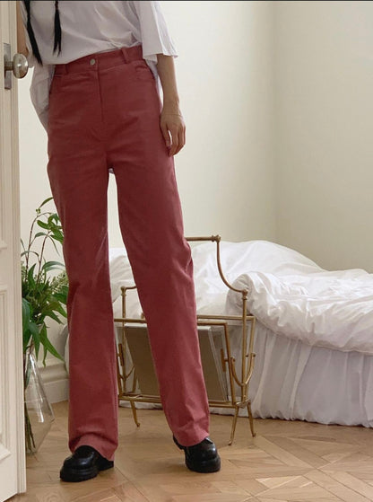 Corduroy Straight Pants