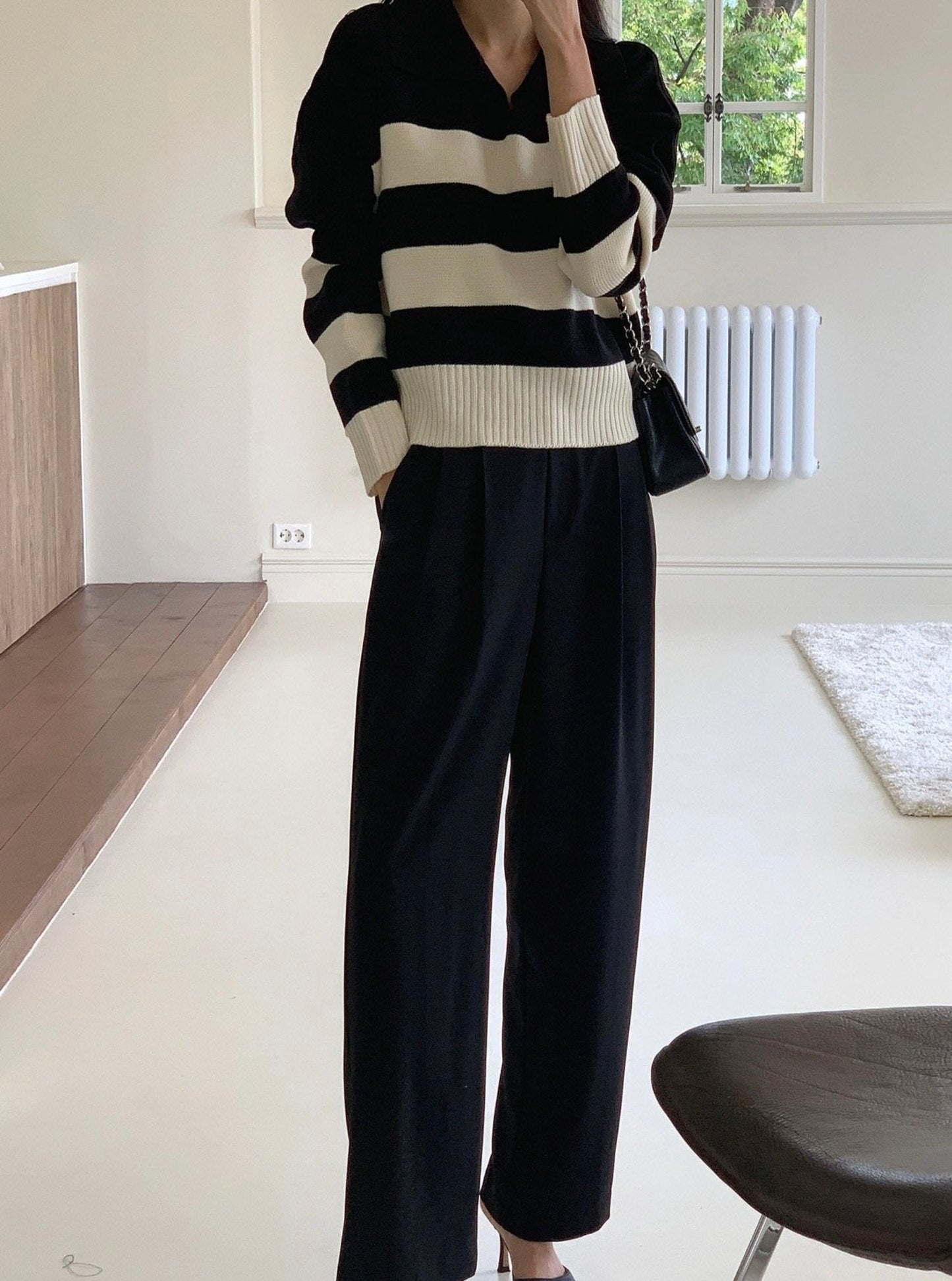 Stripe Knit Top