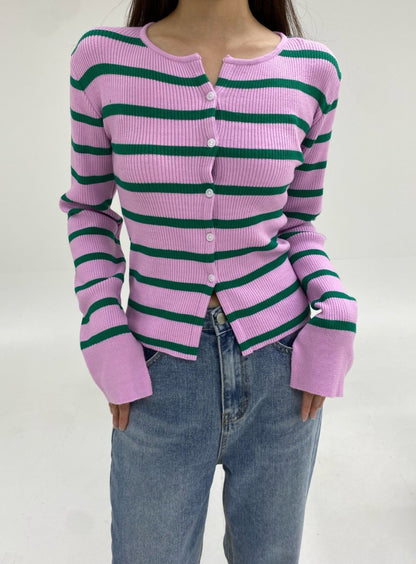 Stripe Cardigan