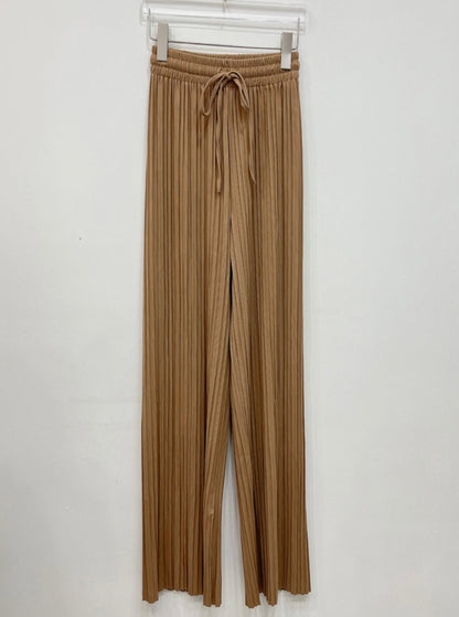 Wide Pleats Pants