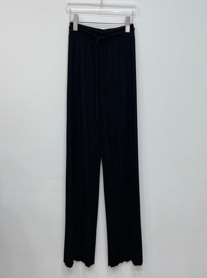 Wide Pleats Pants