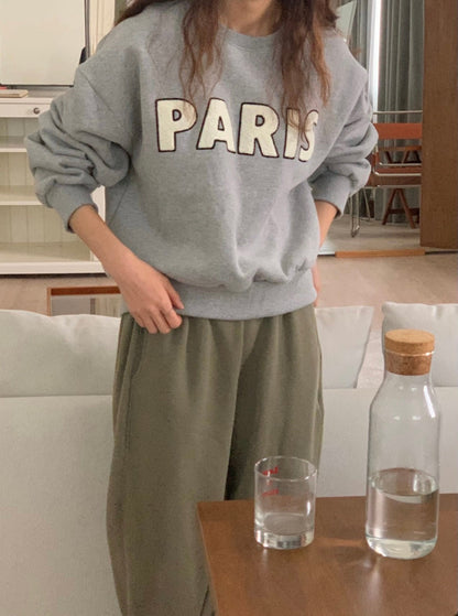 Paris Fleece Sweatshirt