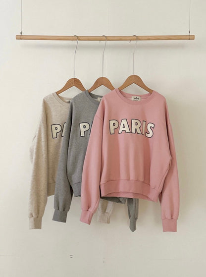 Paris Fleece Sweatshirt