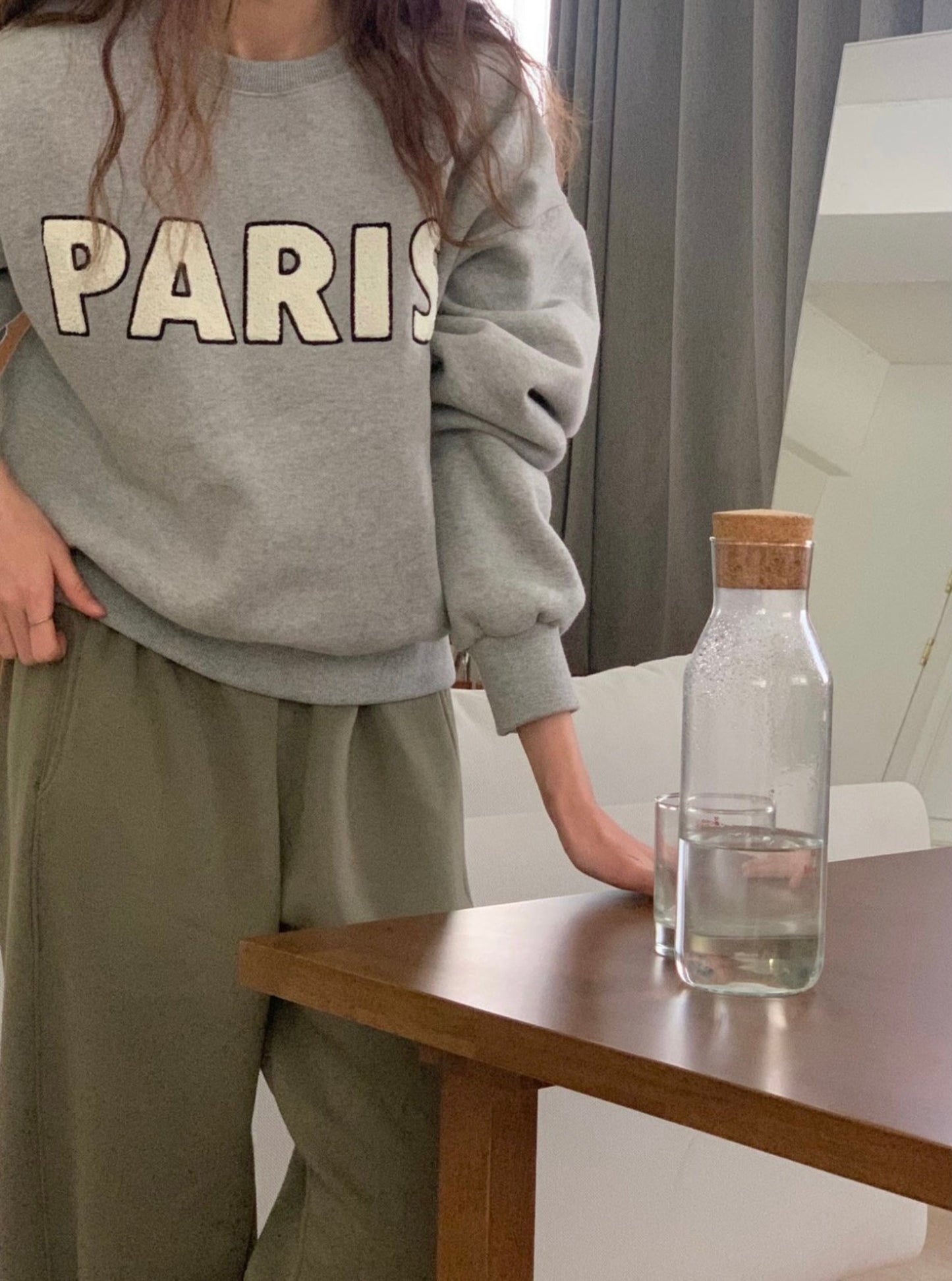 Paris Fleece Sweatshirt